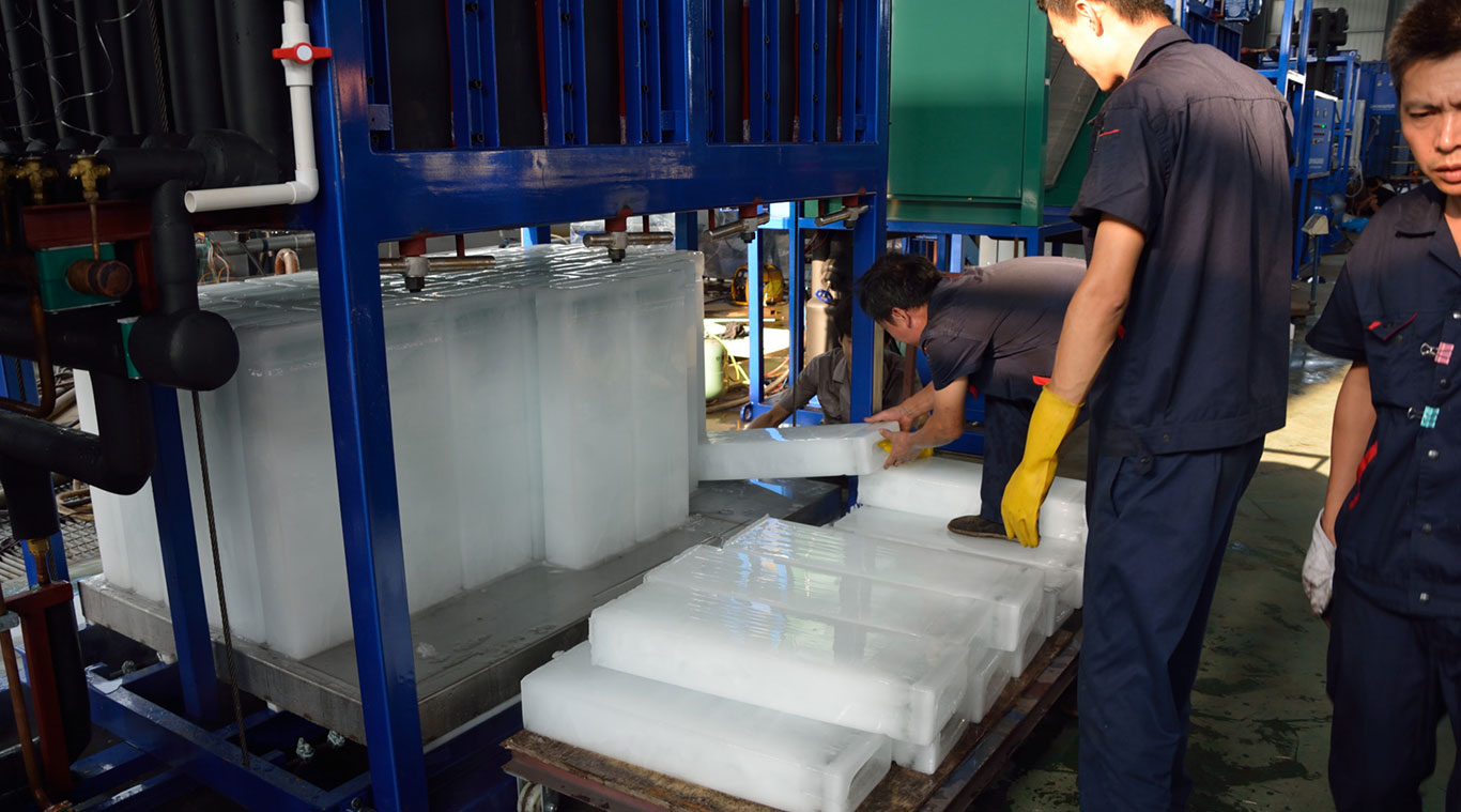 Focusun 0.5T direct refrigeration block ice machine
