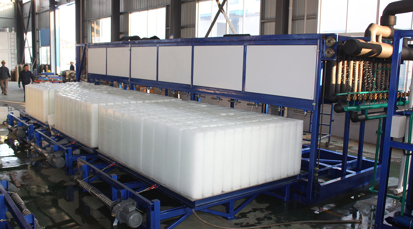 Focusun 25T direct refrigeration block ice machine