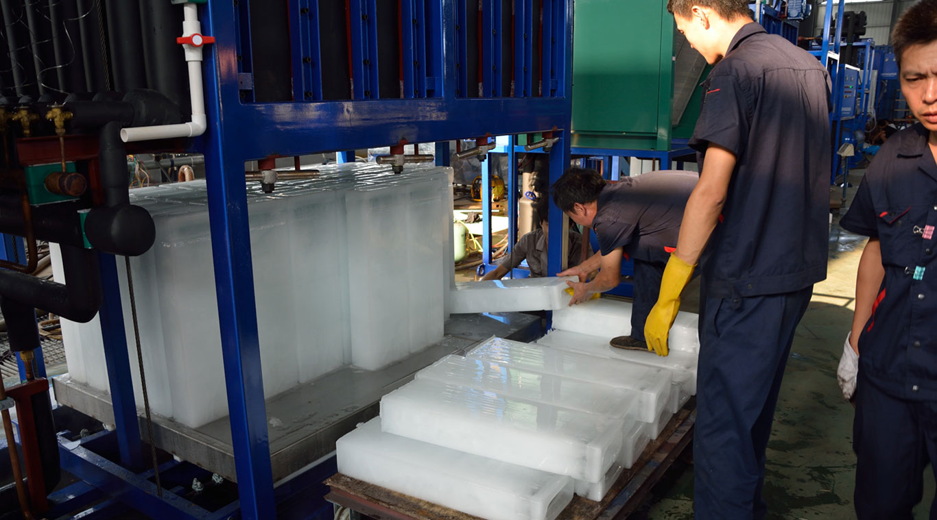 Focusun 3.5T direct refrigeration block ice machine