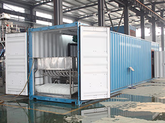 Containerized brine block ice machine FIB-125BC