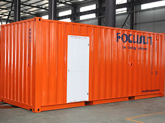 Containerized flake ice machine FIF-100WC