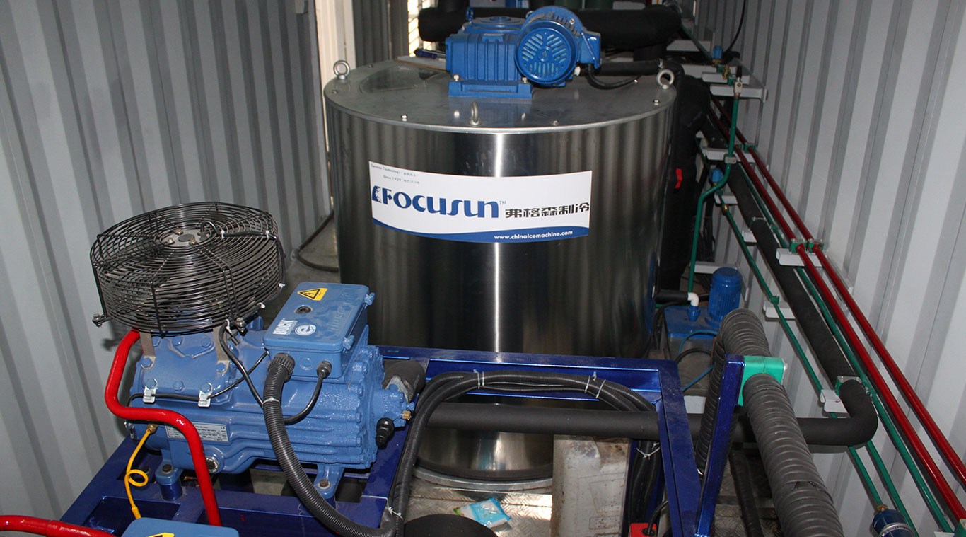 Focusun 20T containerized flake ice machine