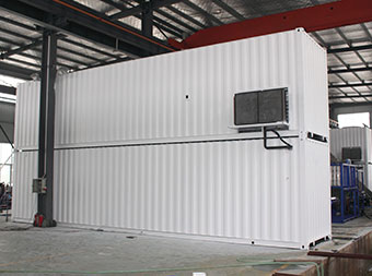 Containerized flake ice machine FIF-200WC