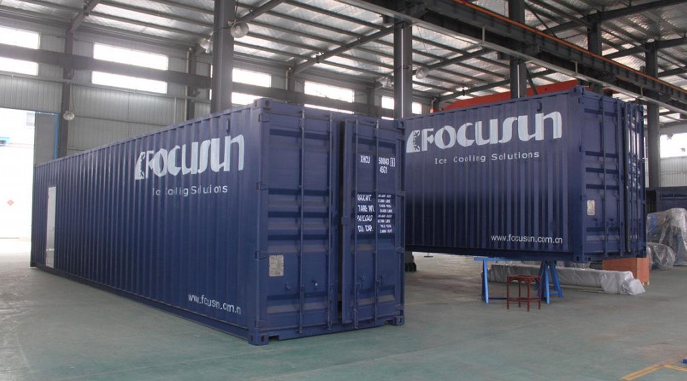 Focusun 60T containerized flake ice machine